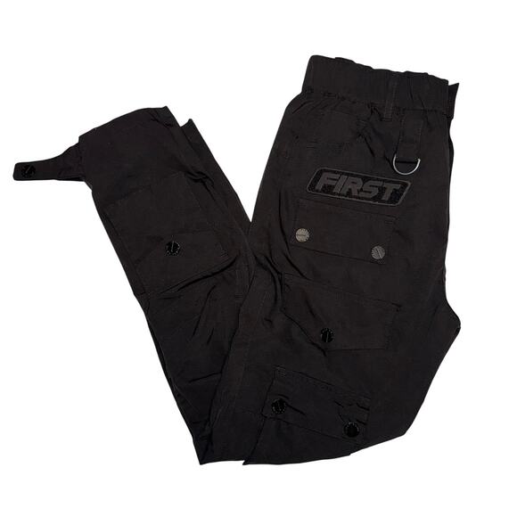 NWT Black Grade School‎ Utility Cargo Pants Size M Medium - Picture 4 of 5